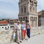 Ispred zvonika katedrale Sv. Duje u Splitu